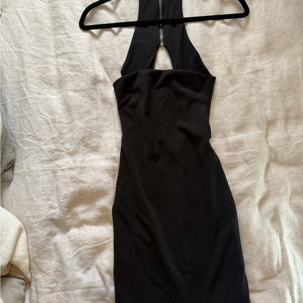 Nookie Elegant Black Halter Dress